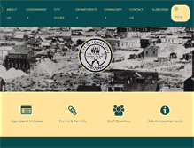 Tablet Screenshot of cityoftombstone.com